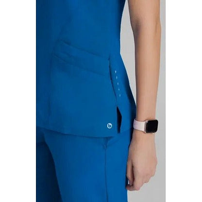 Barco One Pulse Scrub Top, Royal Blue, 2XL