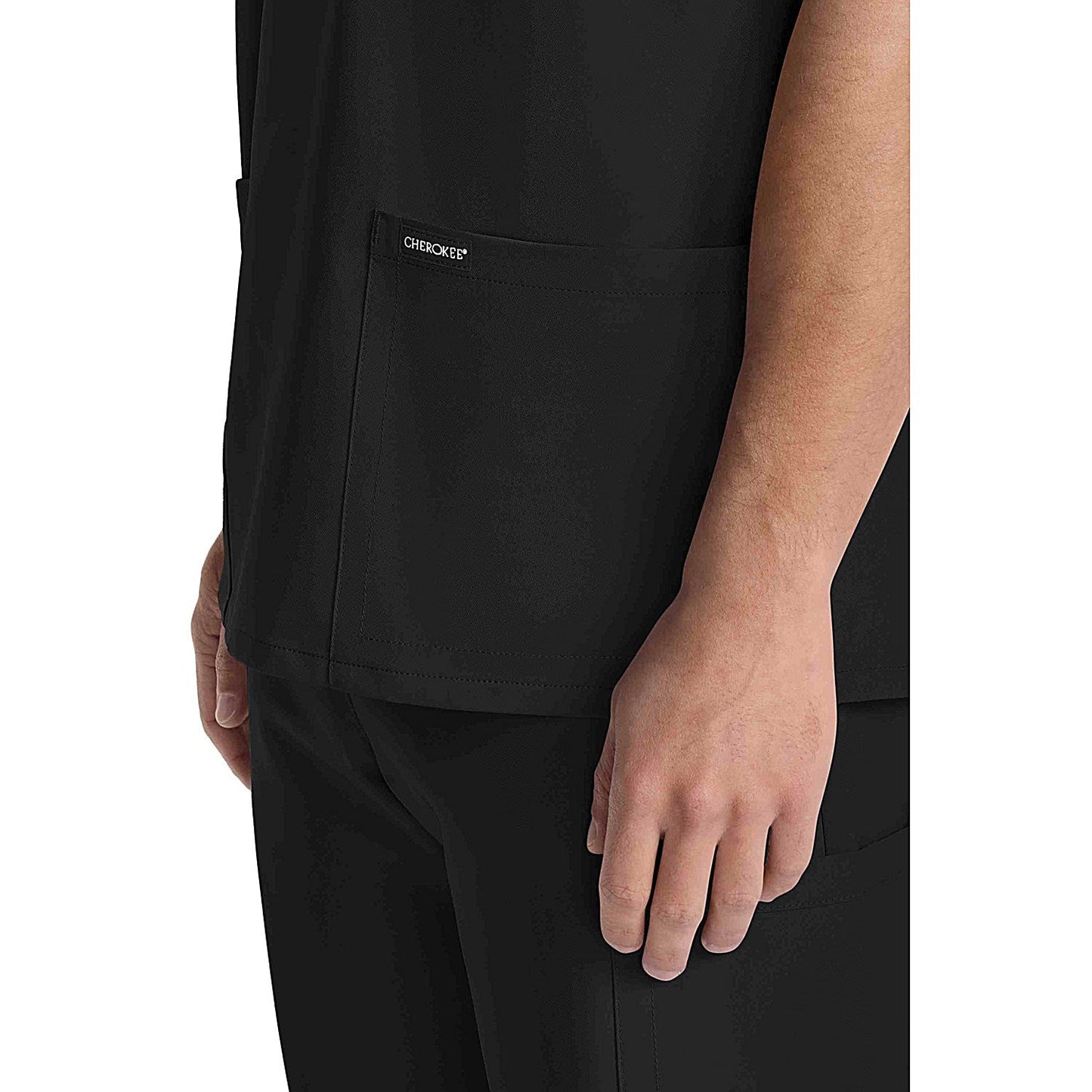 Cherokee Originals Ultra Female V-neck Scrub Top, Black, Medium