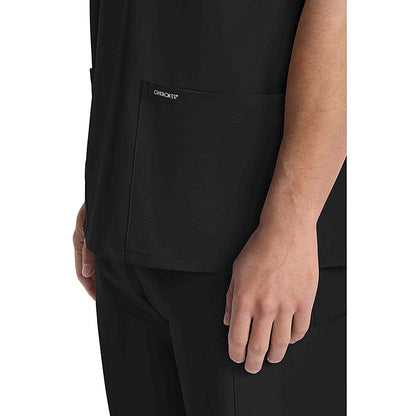 Cherokee Originals Ultra Female V-neck Scrub Top, Black, Medium