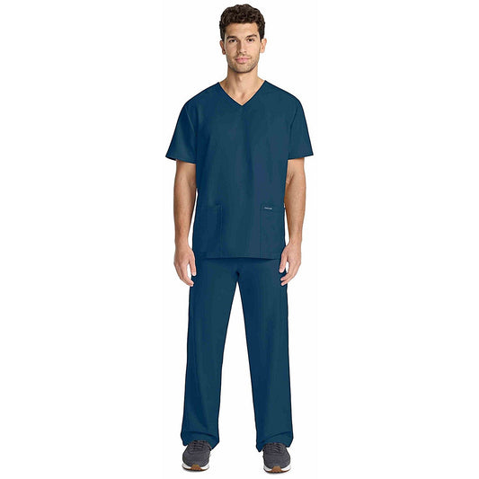 Cherokee Originals Ultra Female V-neck Scrub Top, Caribbean Blue, Large
