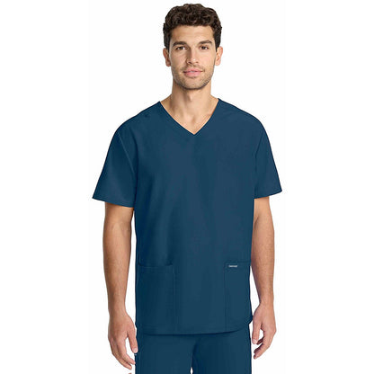 Cherokee Originals Ultra Female V-neck Scrub Top, Caribbean Blue, Large