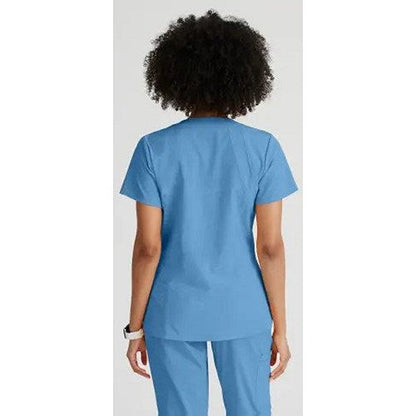 Barco One Racer Scrub Top, Ceil Blue, XL