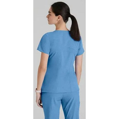 Barco One Pulse Scrub Top, Ceil Blue, 3XL
