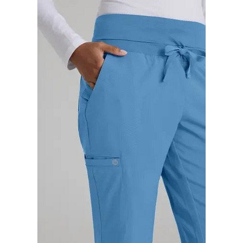 Barco One Stride Scrub Trousers, Ceil Blue, 2XS, Short Leg