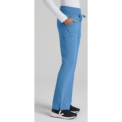 Barco One Stride Scrub Trousers, Ceil Blue, Medium, Short Leg