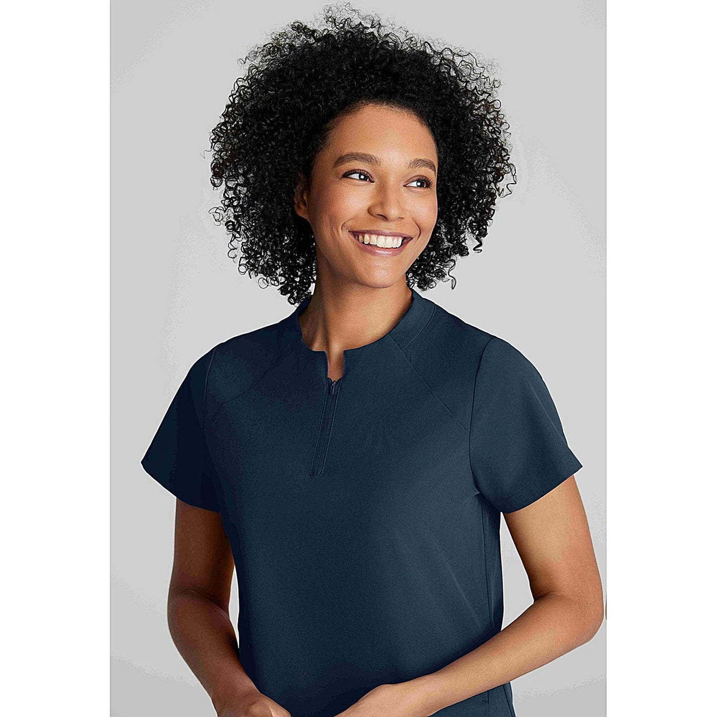 Barco One Flux Scrub Top, Steel Grey, Small