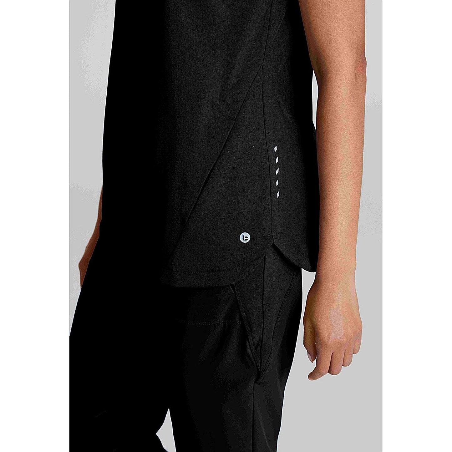 Barco One Flux Scrub Top, Black, 2XL