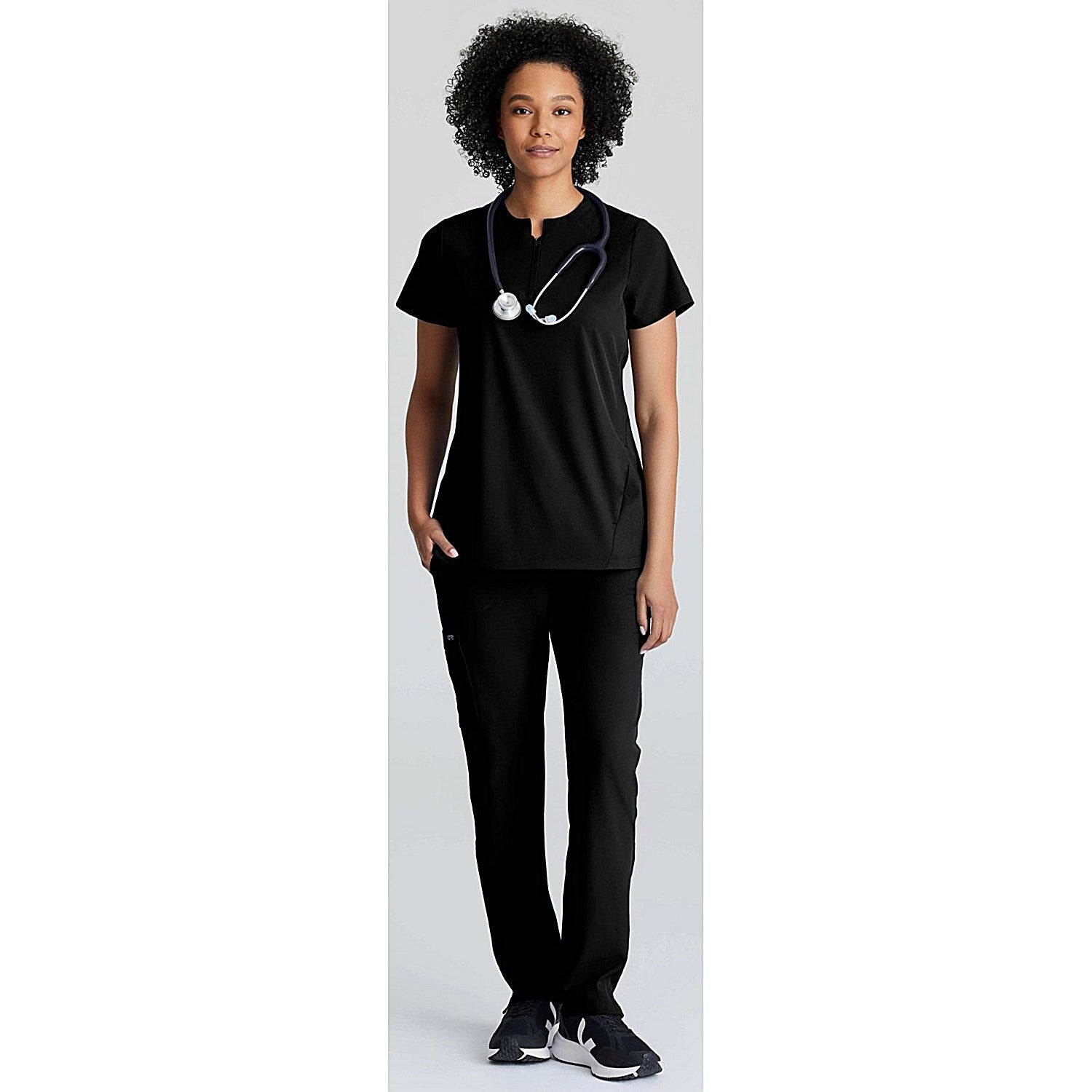 Barco One Flux Scrub Top, Black, 2XL Easy2Order : WIS05927