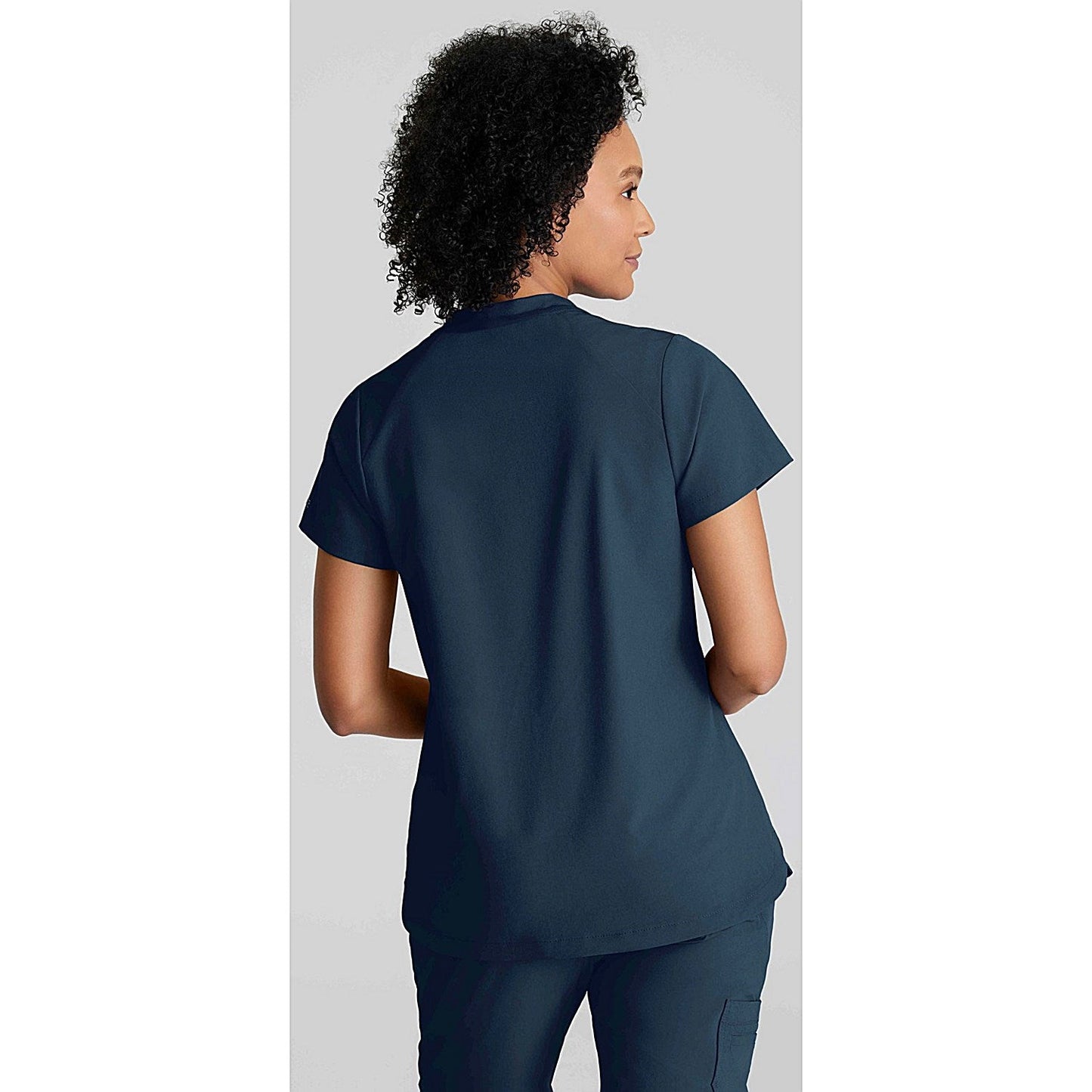 Barco One Flux Scrub Top, Steel Grey, 4XL