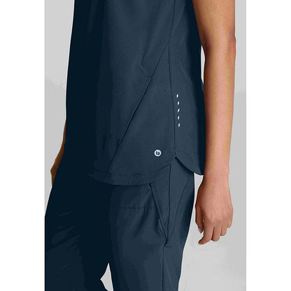 Barco One Flux Scrub Top, Steel Grey, 5XL