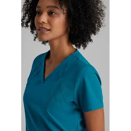 Barco One Racer Scrub Top, Bahama Blue, 2XL