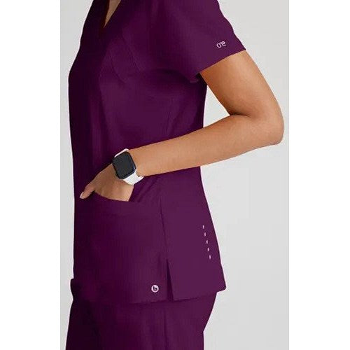 Barco One Racer Scrub Top, Wine Red, 5XL Easy2Order : WIS06789