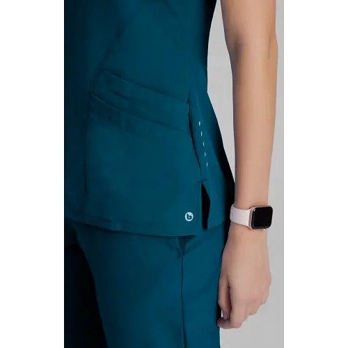 Barco One Pulse Scrub Top, Bahama Blue, 5XL Easy2Order : WIS06827