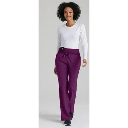 Barco One Stride Scrub Trousers, Wine Red, Large, Regular Leg
