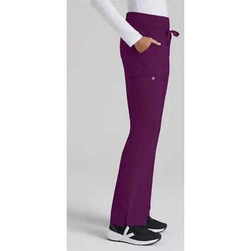 Barco One Stride Scrub Trousers, Wine Red, XL, Regular Leg