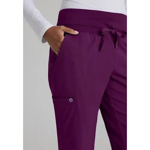Barco One Stride Scrub Trousers, Wine Red, XL, Regular Leg Easy2Order : WIS07028