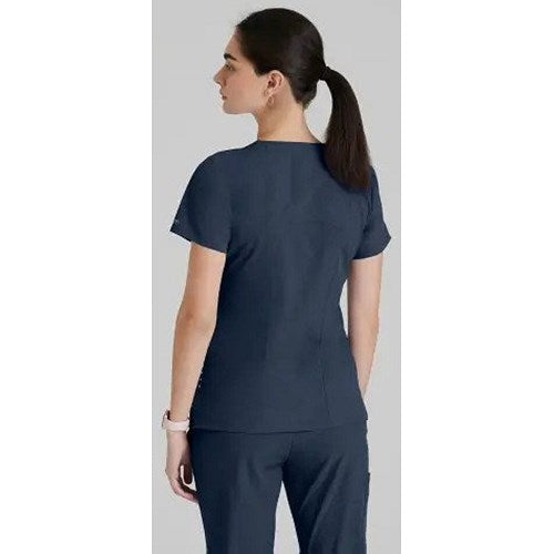 Barco One Pulse Scrub Top, Steel Grey, 2XL Easy2Order : WIS11063