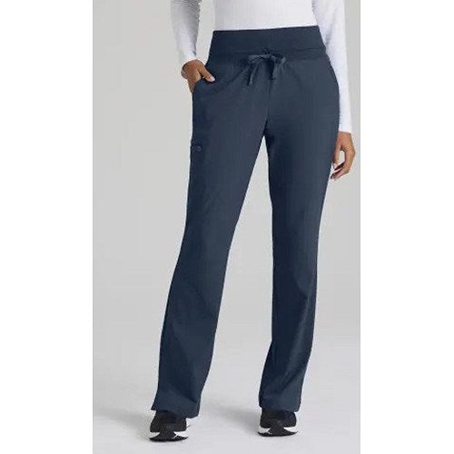 Barco One Stride Scrub Trousers, Steel Grey, 2XS, Short Leg