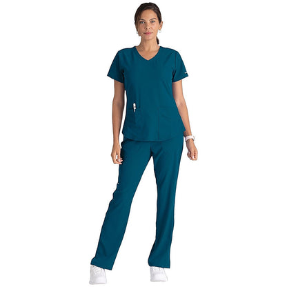 Skechers SK101 Breeze Female Scrub Top, Bahama, Size XL