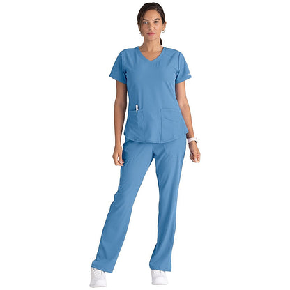 Skechers SK101 Breeze Female Scrub Top, Ceil, Size 4XL