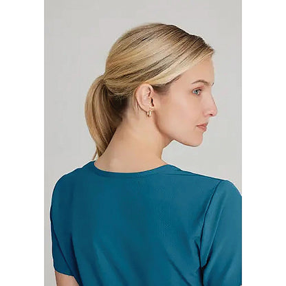 Skechers Female V Neck Scrub Top, Bahama, Large