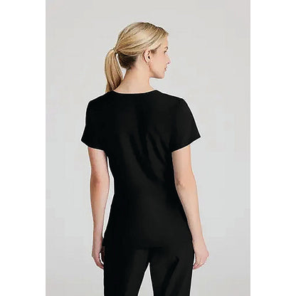 Skechers Female V Neck Scrub Top, Black, 2XL