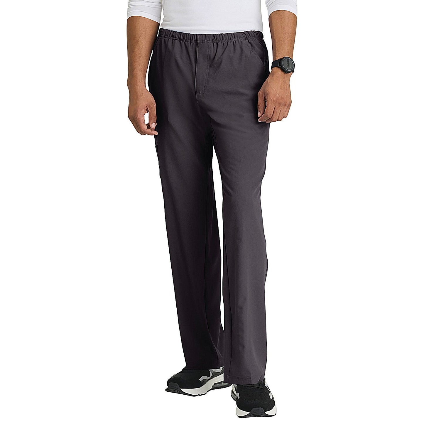 Skechers Unisex Drawcord Scrub Trousers, Pewter, XL