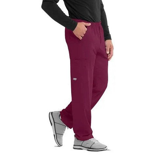 Skechers Structure Scrub Trousers, Wine Red, XL, Short Leg