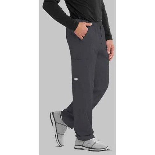 Skechers Structure Scrub Trousers, Pewter Grey, Large, Tall Leg