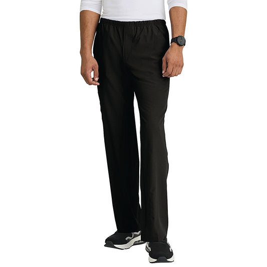 Skechers Unisex Drawcord Scrub Trousers, Black, 5XL