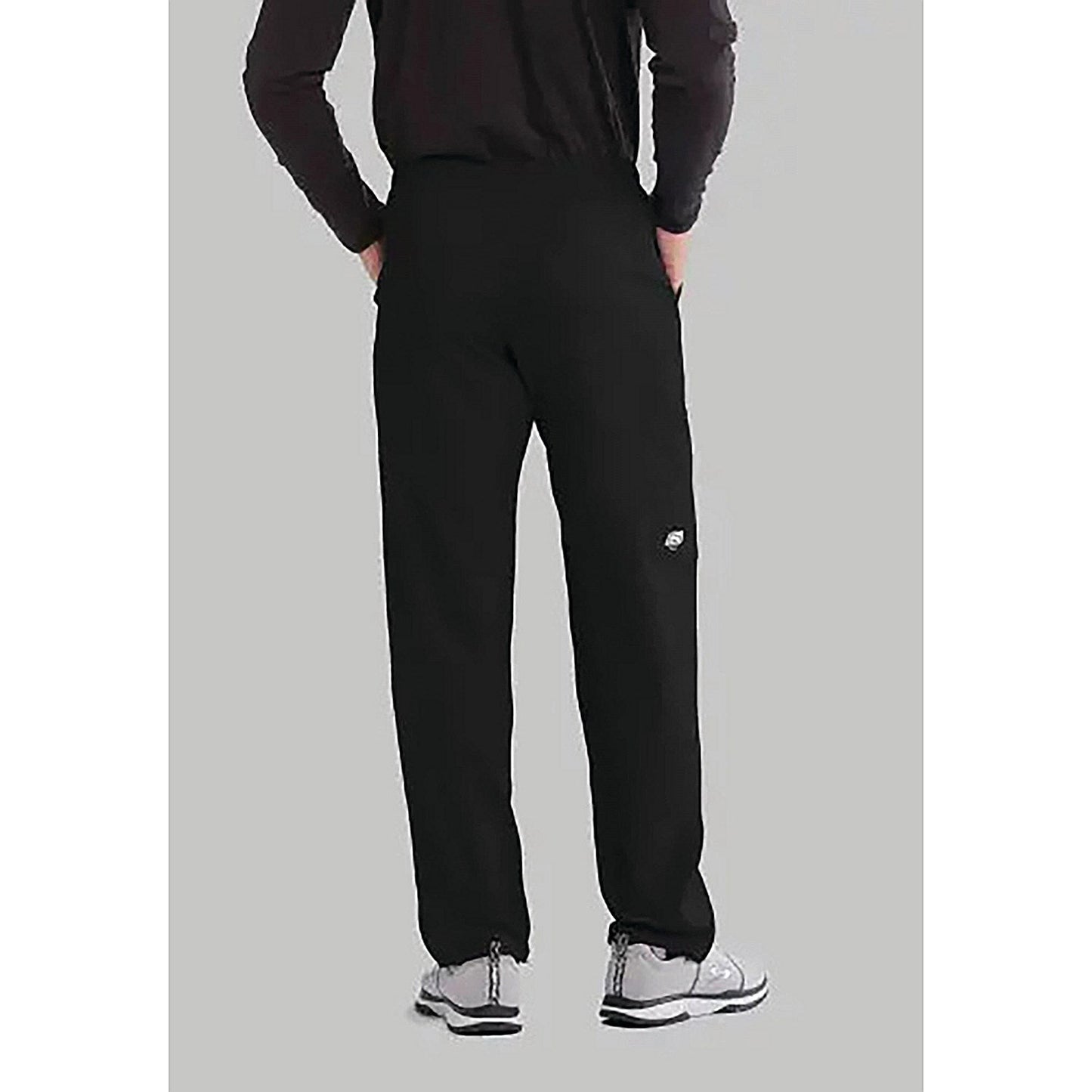 Skechers Unisex Drawcord Scrub Trousers, Black, 5XL