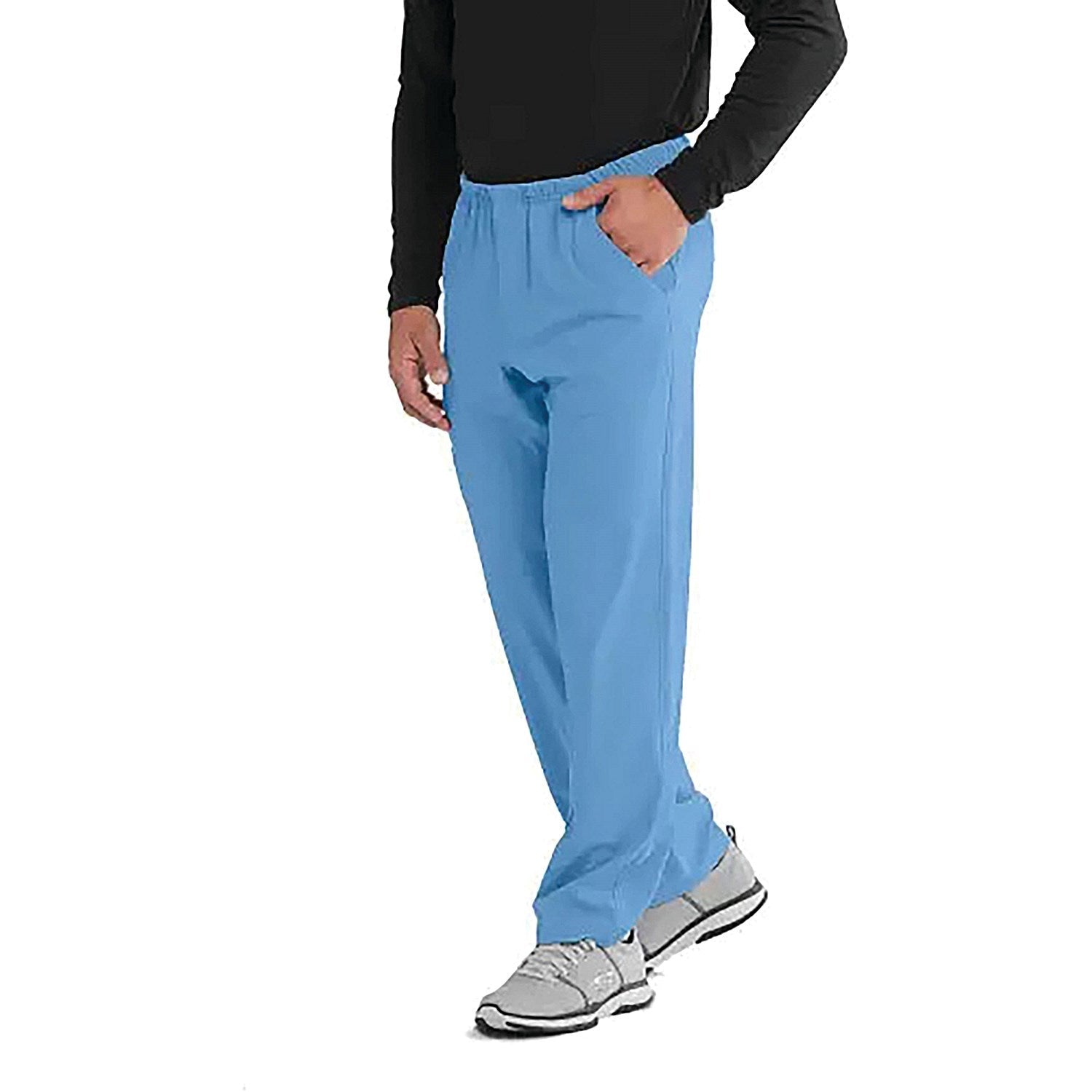 Skechers Unisex Drawcord Scrub Trousers, Ceil Blue, 4XL Easy2Order : WIS12973