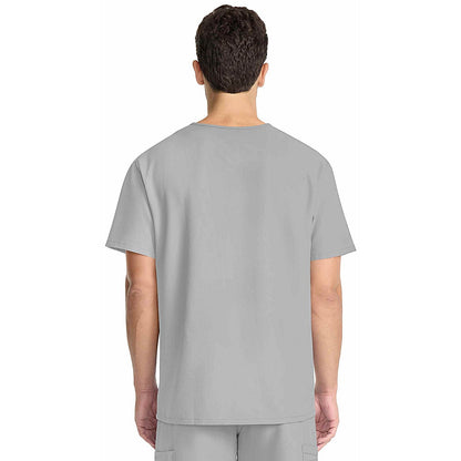 Cherokee Originals Ultra Female V-neck Scrub Top, Grey, Small