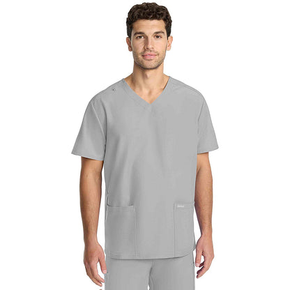 Cherokee Originals Ultra Female V-neck Scrub Top, Grey, Small