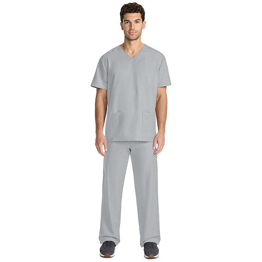 Cherokee Originals Ultra Female V-neck Scrub Top, Grey, XS