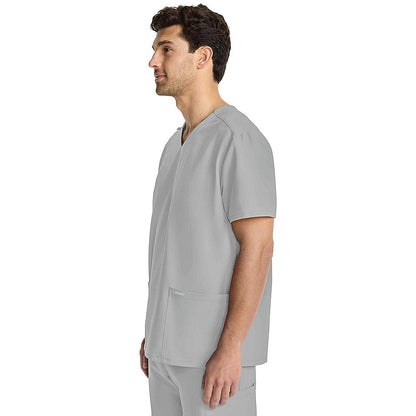 Cherokee Originals Ultra Female V-neck Scrub Top, Grey, XS