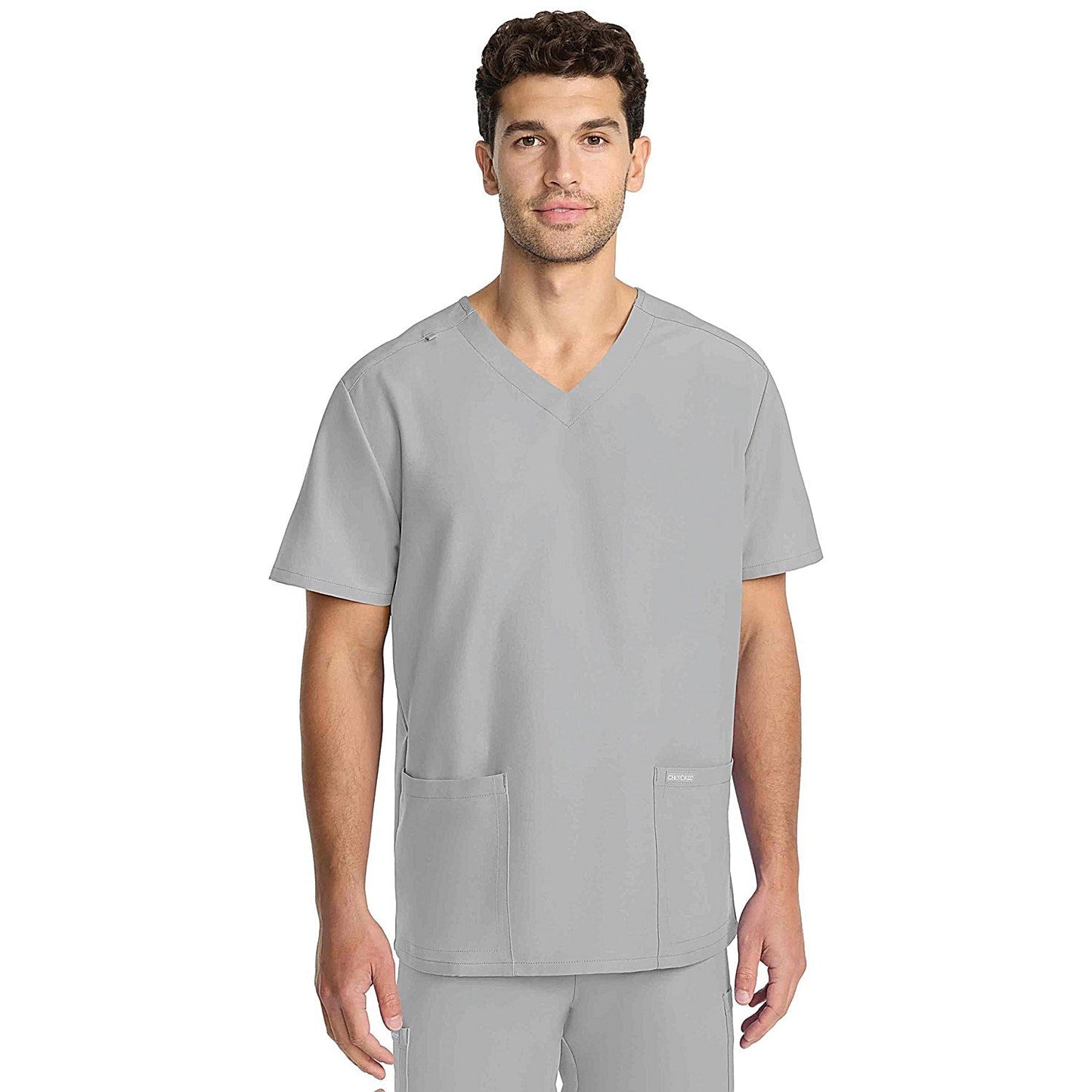 Cherokee Originals Ultra Female V-neck Scrub Top, Grey, XS Easy2Order : WIS15608