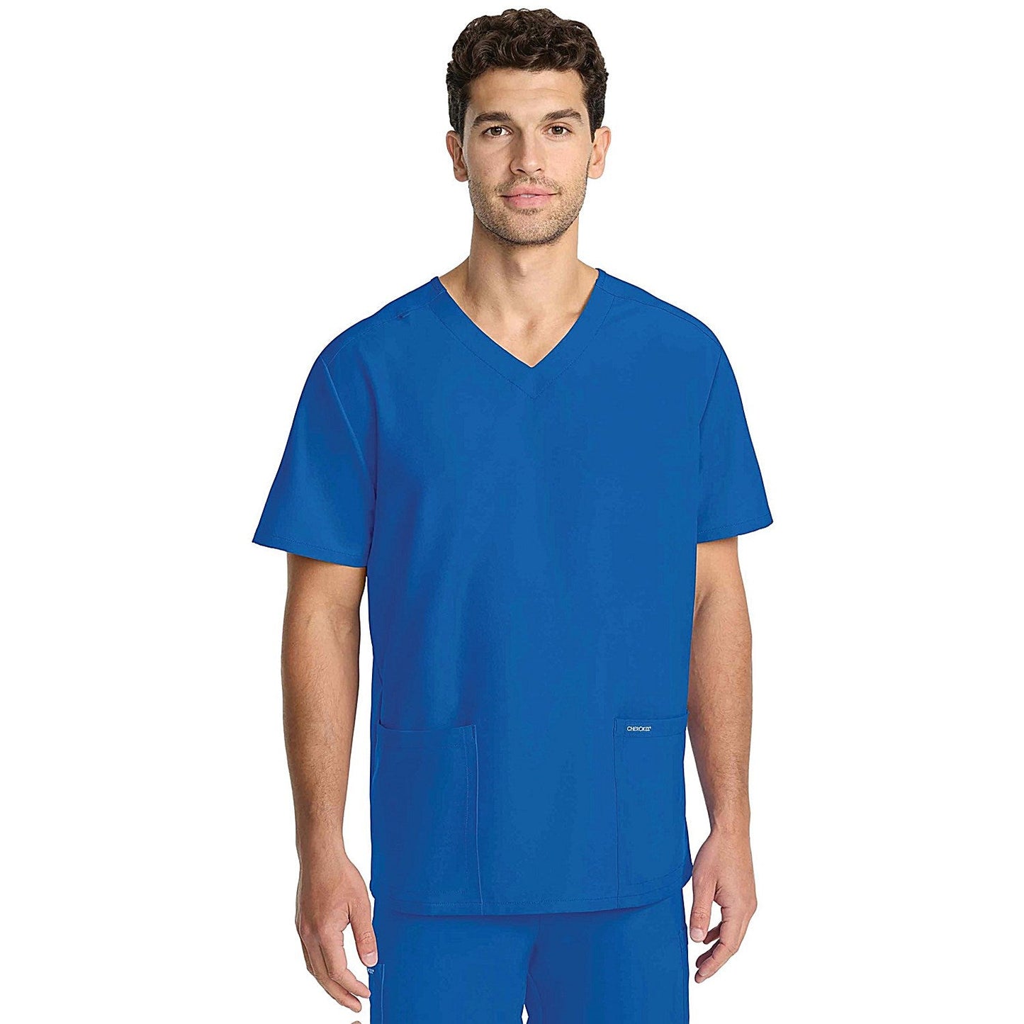 Cherokee Originals Ultra Female V-neck Scrub Top, Royal Blue, XL