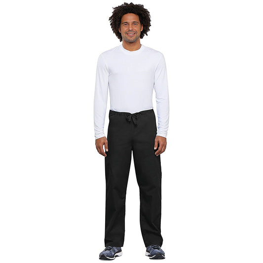 Cherokee Unisex Drawstring Scrub Trousers, Black, 5XL Easy2Order : WIS17132