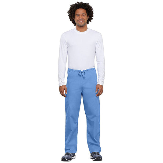 Cherokee 4100 Tall Leg Scrub Trousers, Ceil Blue, Medium, Short Leg Easy2Order : WIS17354