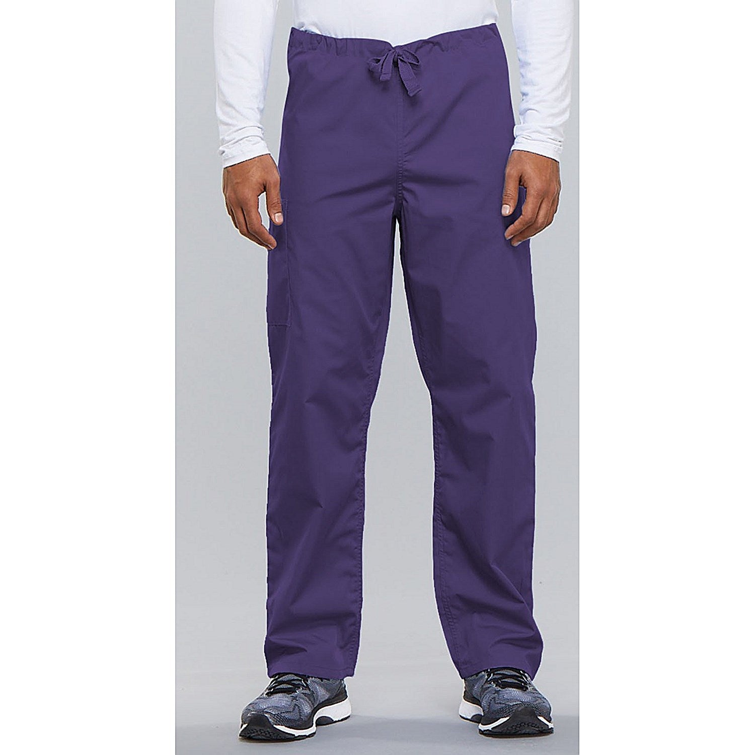 Cherokee 4100 Tall Leg Scrub Trousers, Grape Purple, 3XL, Short Leg Easy2Order : WIS17360