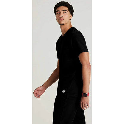 Skechers SKT193 Thesis Scrub Top, Black, Size XS
