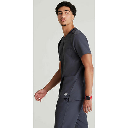 Skechers SKT193 Thesis Scrub Top, Pewter, Size XL