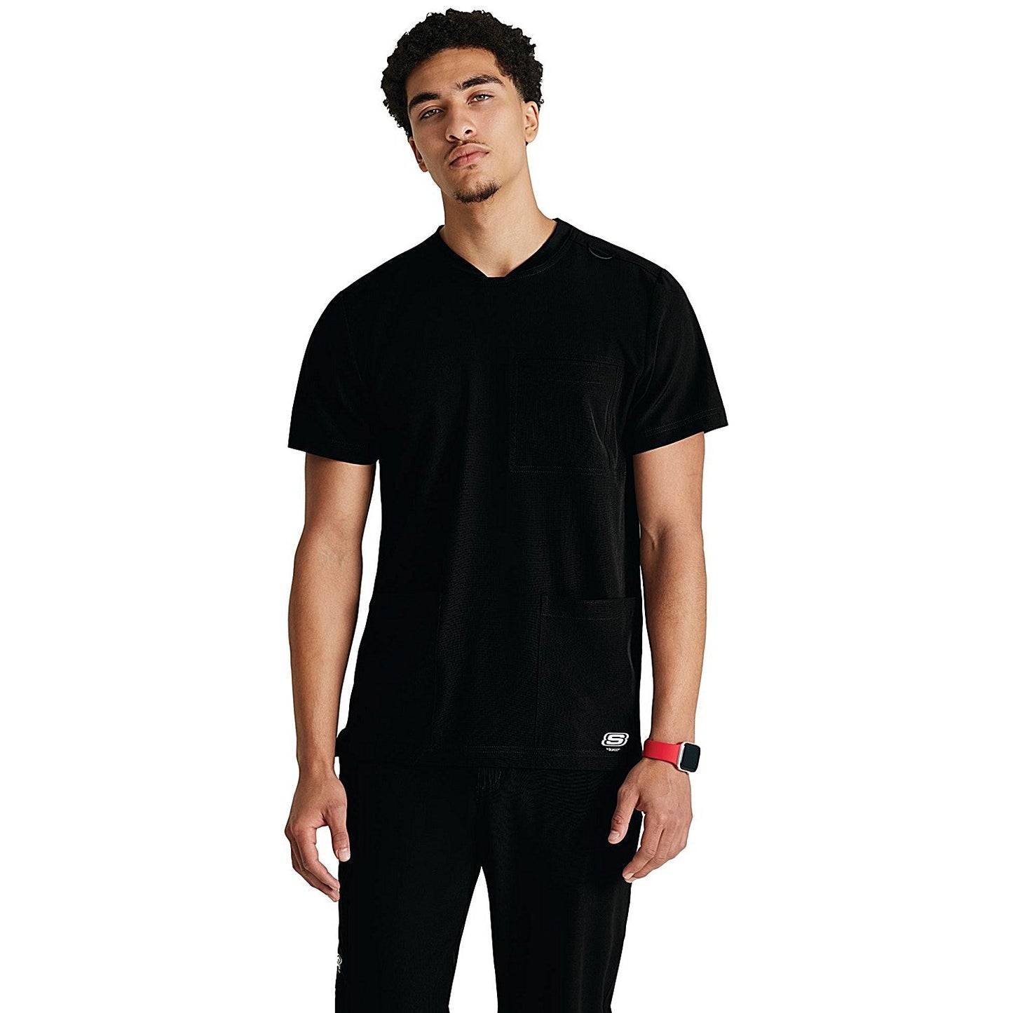 Skechers SKT193 Thesis Scrub Top, Black, Size 3XL