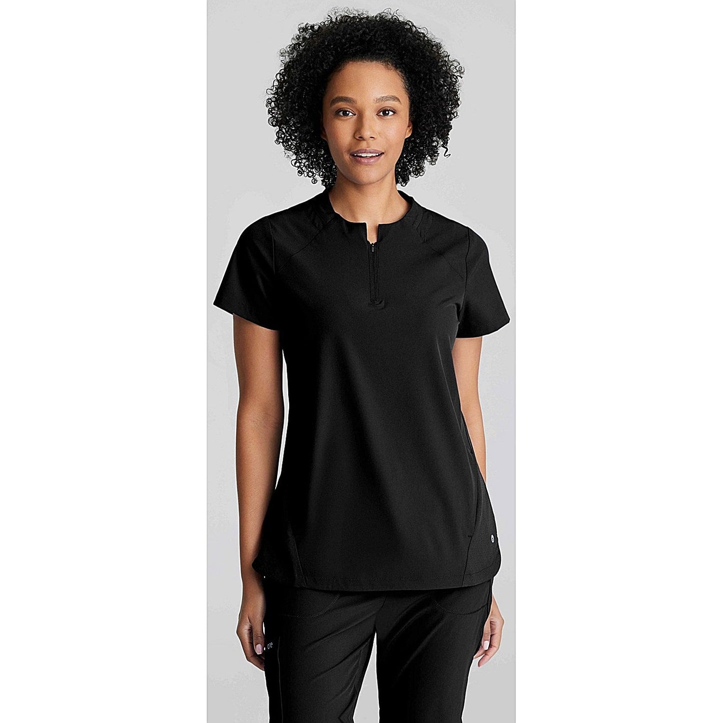 Barco One Flux Scrub Top, Black, Large
