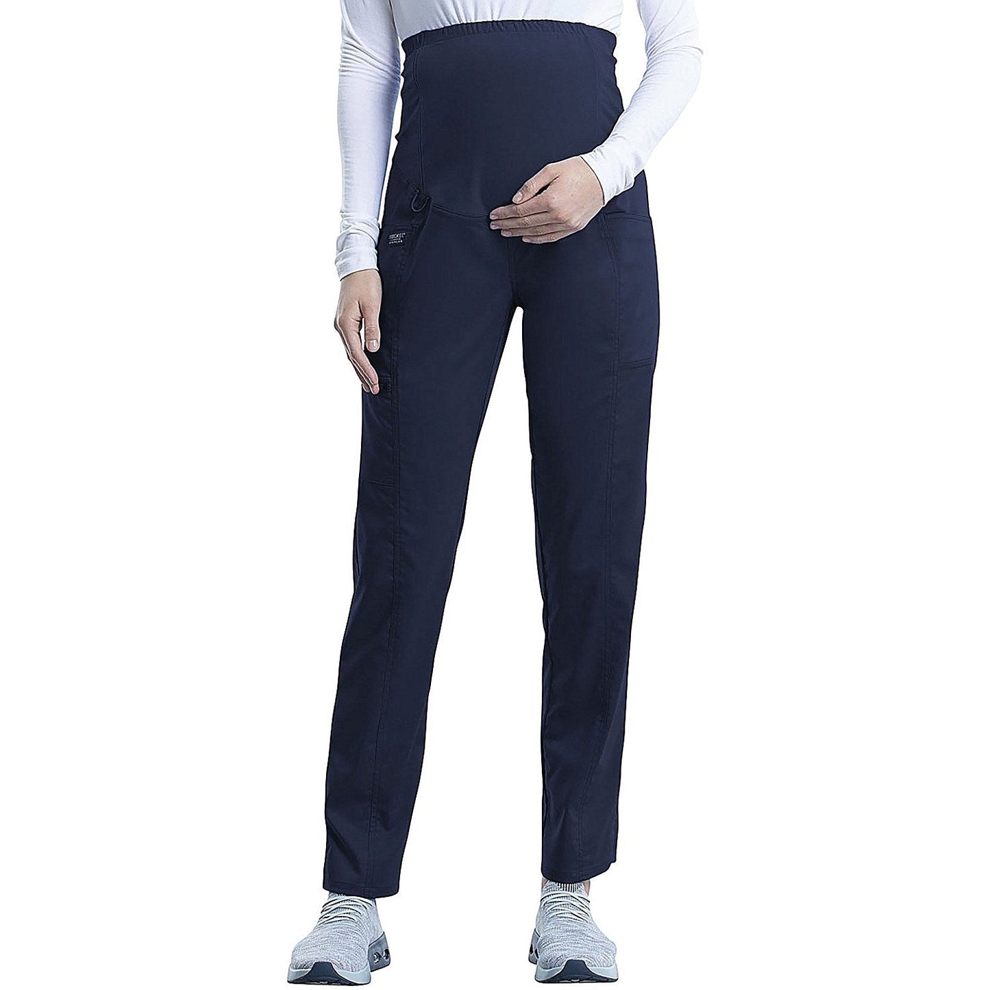 Cherokee WWE155 Revolution Maternity Trousers, Navy, Size 2XL