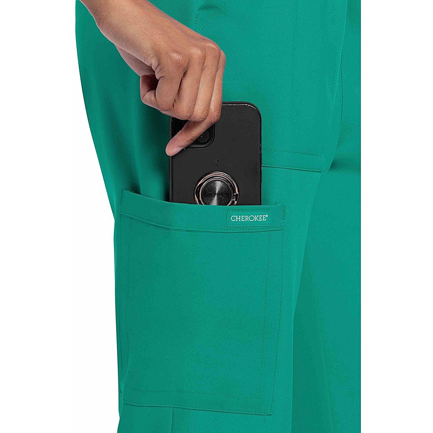 Cherokee Originals Ultra Women's Medical Scrub Trousers, Teal, Large Easy2Order : WIS21153
