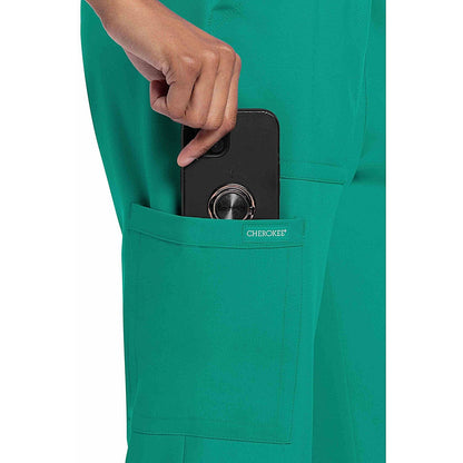 Cherokee Originals Ultra Women's Medical Scrub Trousers, Teal, Large Easy2Order : WIS21153