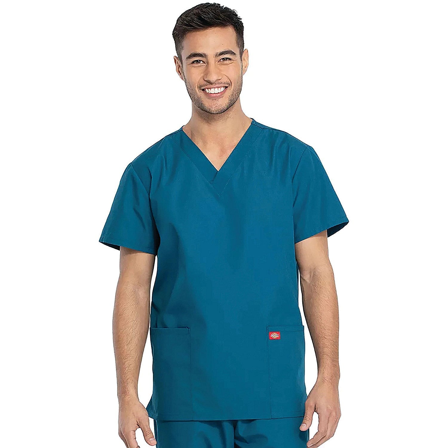 Dickies DKP520C Unisex Scrub Set Top and Trousers, Caribbean Blue, Size Medium Easy2Order : WIS21436