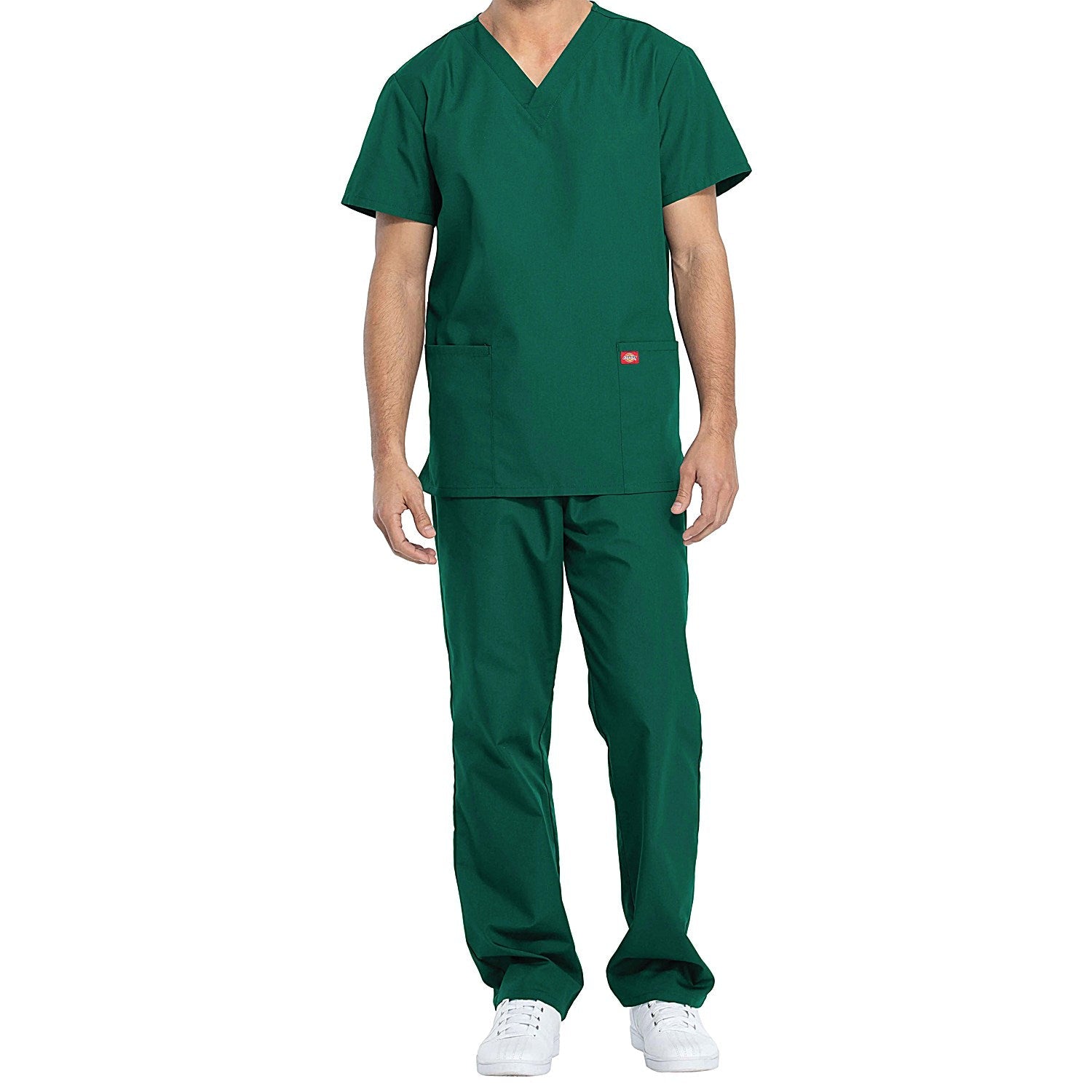 Dickies DKP520C Unisex Scrub Set Top and Trousers, Hunter Green, Size Small Easy2Order : WIS21457
